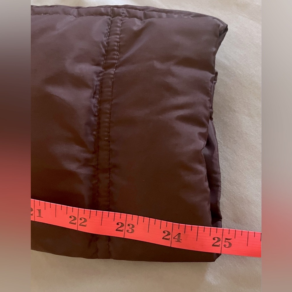 LONDON FOG Women's Diamond Quilted Down Coat. Color: Burgundy. Size: Small. - Picture 10 of 12